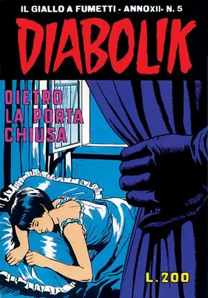 Copertina di DIABOLIK · 237 — Dietro la porta chiusa