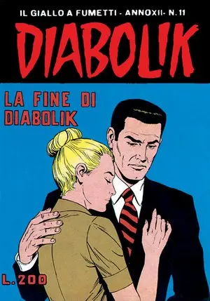 Copertina di DIABOLIK · 242 — La fine di Diabolik