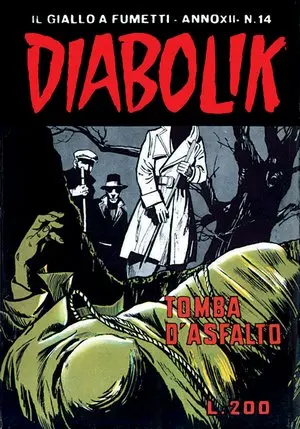 Copertina di DIABOLIK · 245 — Tomba d'asfalto