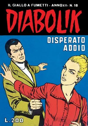 Copertina di DIABOLIK · 249 — Disperato addio