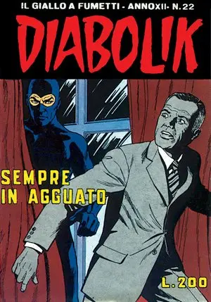 Copertina di DIABOLIK · 252 — Sempre in agguato