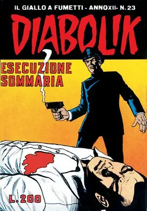 Copertina di DIABOLIK · 253 — Esecuzione sommaria