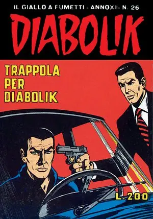 Copertina di DIABOLIK · 256 — Trappola per Diabolik