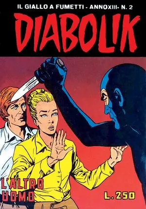 Copertina di DIABOLIK · 258 — L'altro uomo