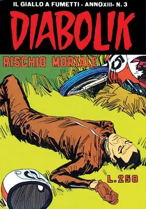 Copertina di DIABOLIK · 259 — Rischio mortale