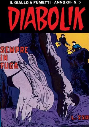 Copertina di DIABOLIK · 261 — Sempre in fuga