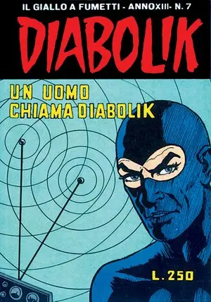 Copertina di DIABOLIK · 262 — Un uomo chiama Diabolik