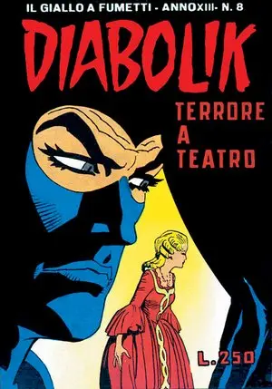 Copertina di DIABOLIK · 263 — Terrore a teatro