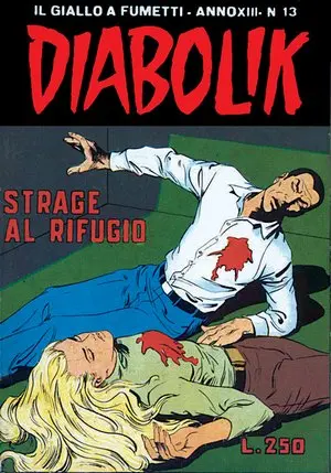 Copertina di DIABOLIK · 268 — Strage al rifugio
