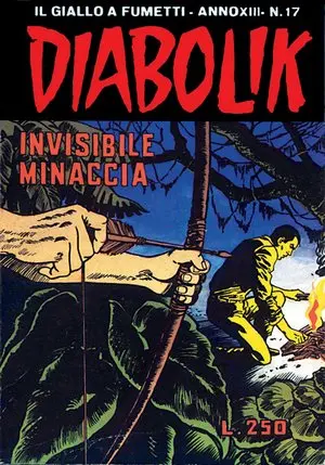 Copertina di DIABOLIK · 272 — Invisibile minaccia