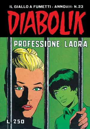 Copertina di DIABOLIK · 277 — Professione: ladra