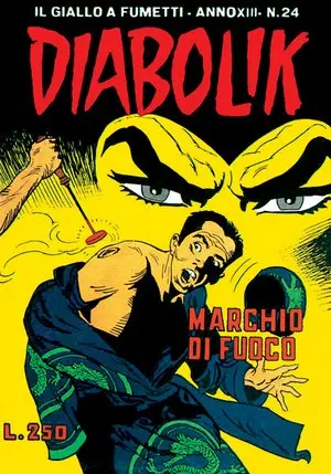 Copertina di DIABOLIK · 278 — Marchio di fuoco