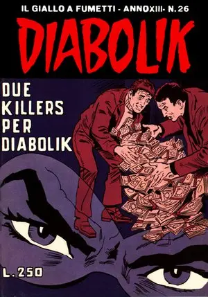 Copertina di DIABOLIK · 280 — Due killers per Diabolik