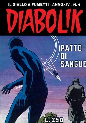 Copertina di DIABOLIK · 284 — Patto di sangue