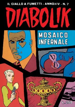 Copertina di DIABOLIK · 286 — Mosaico infernale