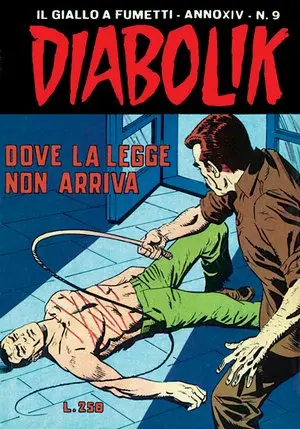 Copertina di DIABOLIK · 288 — Dove la legge non arriva