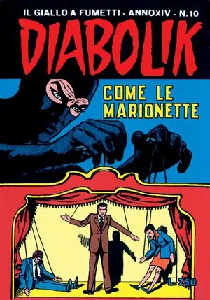 Copertina di DIABOLIK · 289 — Come le marionette