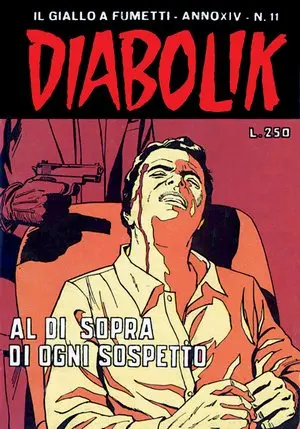 Copertina di DIABOLIK · 290 — Al di sopra di ogni sospetto