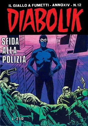 Copertina di DIABOLIK · 291 — Sfida alla polizia