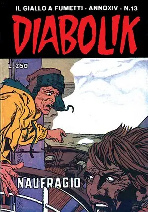 Copertina di DIABOLIK · 292 — Naufragio