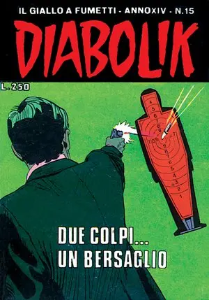 Copertina di DIABOLIK · 294 — Due colpi… un bersaglio