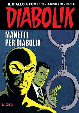 Copertina di DIABOLIK · 302 — Manette per Diabolik