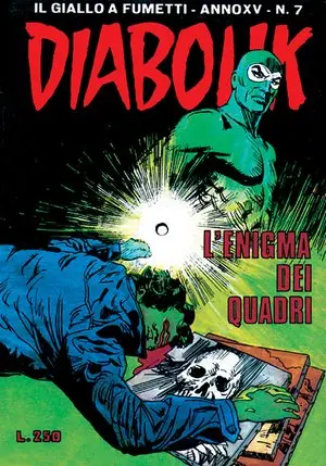 Copertina di DIABOLIK · 310 — L'enigma dei quadri
