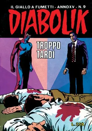 Copertina di DIABOLIK · 312 — Troppo tardi