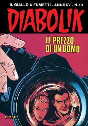 Copertina di DIABOLIK · 313 — Il prezzo di un uomo