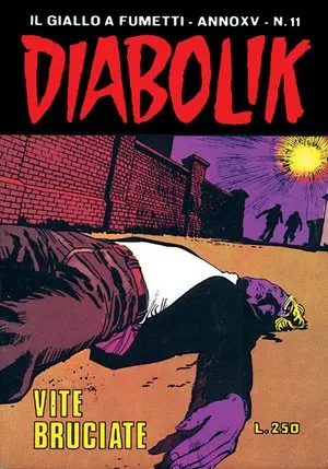 Copertina di DIABOLIK · 314 — Vite bruciate