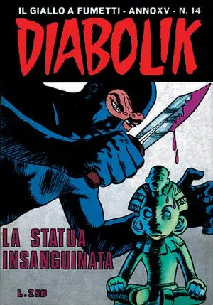 Copertina di DIABOLIK · 317 — La statua insanguinata