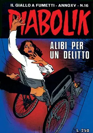 Copertina di DIABOLIK · 319 — Alibi per un delitto
