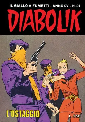 Copertina di DIABOLIK · 322 — L'ostaggio
