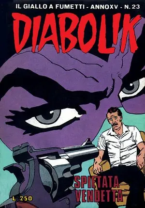 Copertina di DIABOLIK · 324 — Spietata vendetta