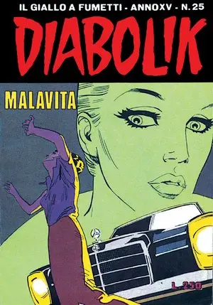 Copertina di DIABOLIK · 326 — Malavita