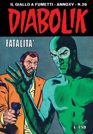 Copertina di DIABOLIK · 327 — Fatalità