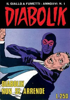 Copertina di DIABOLIK · 328 — Diabolik non si arrende