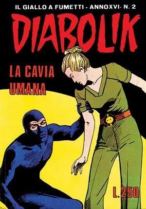 Copertina di DIABOLIK · 329 — La cavia umana