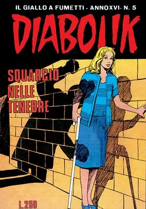 Copertina di DIABOLIK · 332 — Squarcio nelle tenebre