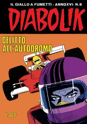Copertina di DIABOLIK · 334 — Delitto all'autodromo