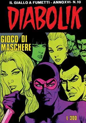 Copertina di DIABOLIK · 336 — Gioco di maschere
