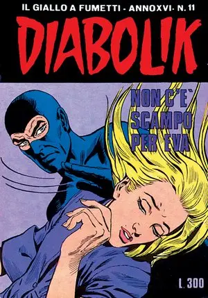 Copertina di DIABOLIK · 337 — Non c'è scampo per Eva