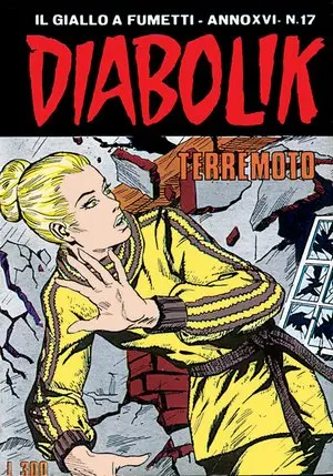 Copertina di DIABOLIK · 343 — Terremoto