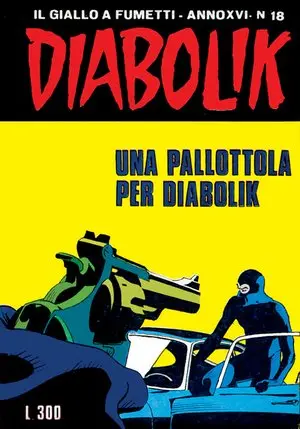 Copertina di DIABOLIK · 344 — Una pallottola per Diabolik