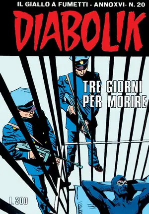 Copertina di DIABOLIK · 345 — Tre giorni per morire