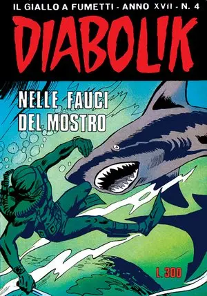 Copertina di DIABOLIK · 355 — Nelle fauci del mostro