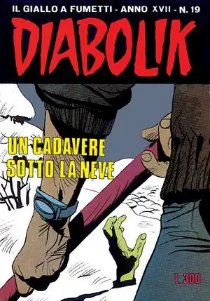 Copertina di DIABOLIK · 369 — Un cadavere sotto la neve