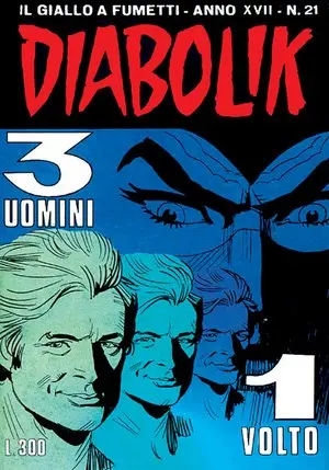 Copertina di DIABOLIK · 371 — 3 uomini un volto