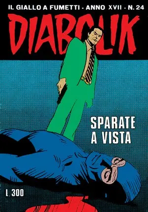 Copertina di DIABOLIK · 374 — Sparate a vista