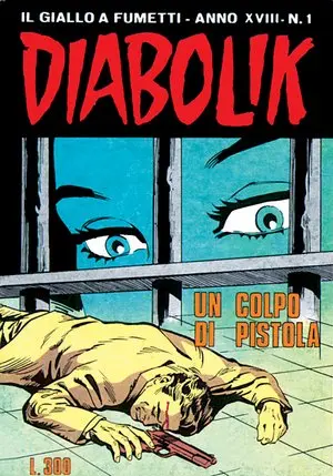 Copertina di DIABOLIK · 375 — Un colpo di pistola